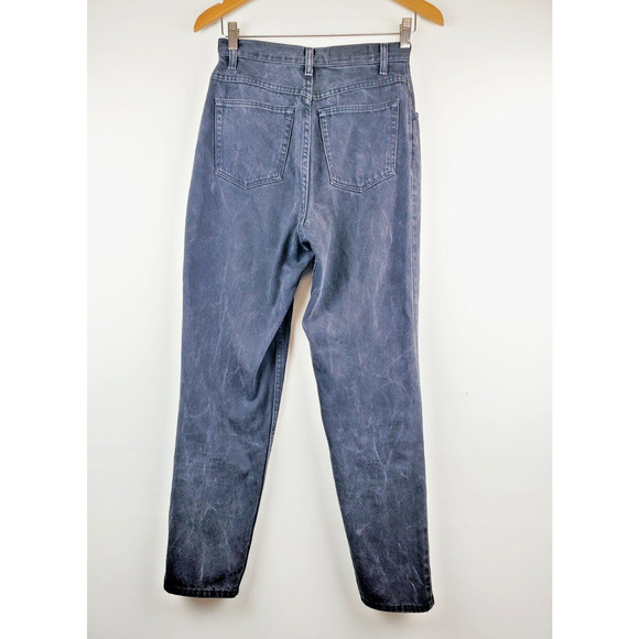 Vintage Gitano 90s Womens High Rise MOM Jeans Distressed Black 26 True Waist - Picture 2 of 9